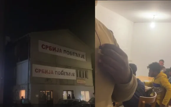 НАПРЕДЊАЧКИ ПАТРИОТИЗАМ: На кући "Србија побеђује", а кућа пуна миграната (ВИДЕО)