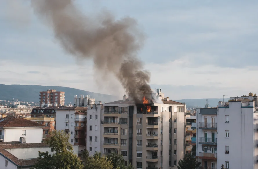 Incident u Bagdadu: Požar u blizini američke ambasade (VIDEO)