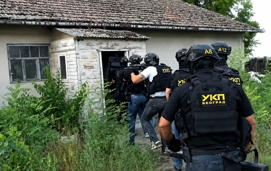 Филмско хапшење осумњиченог за убиство на Карабурми: Бежао од полиције, паре закопао (ВИДЕО)