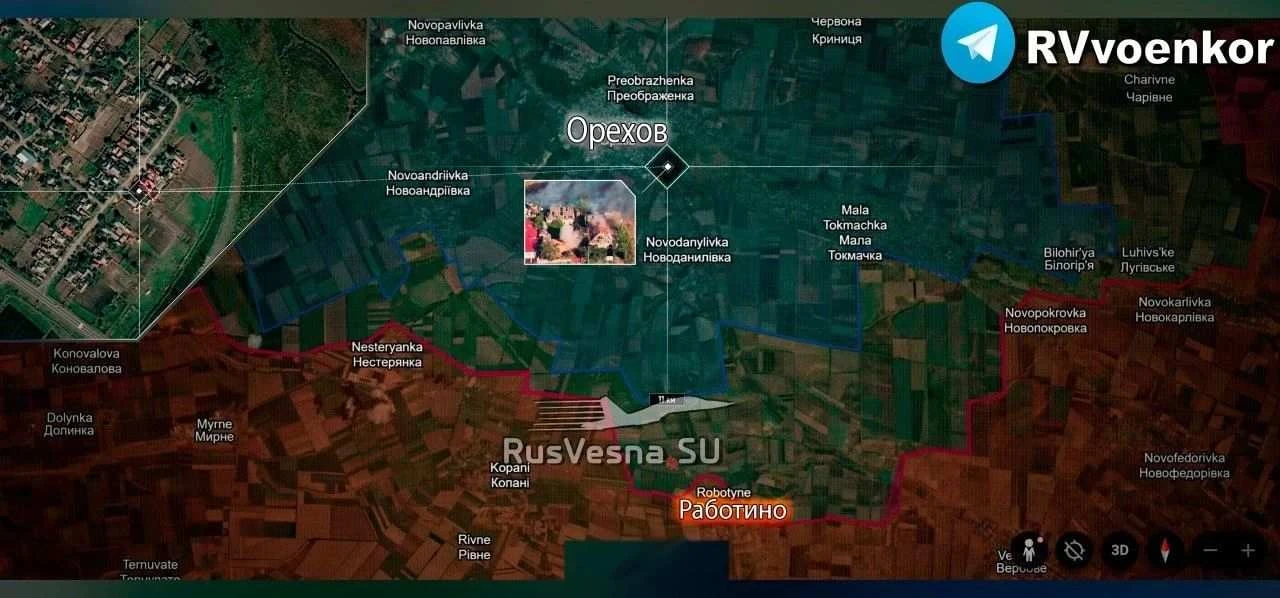Пробој у дубину непријатељске територије: И Украјинци у шоку, дрон снимио Русе у овом насељу (МАПА)