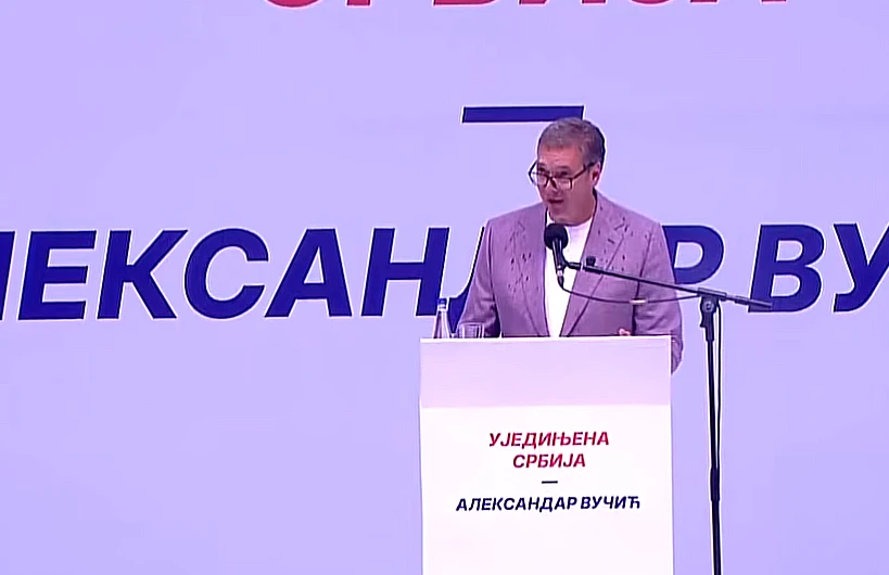 Александар Вучић у Ужицу: Насиље у Србији никада победити неће. Покушали су да спрече наш скуп. Ми не идемо да спречавамо њихове скупове. Хоћемо демократију, хоћемо поштовање другачијег мишљења